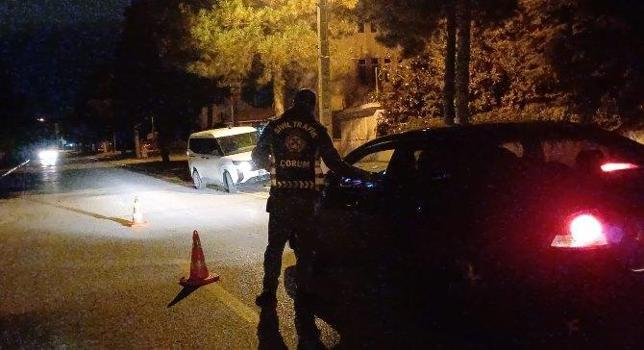 Çorum’da trafik denetimi: 762 bin lira ceza kesildi