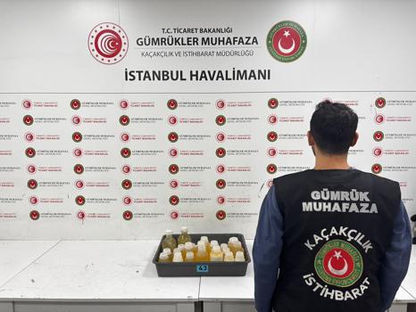 İstanbul Havalimanı'nda 34 kilo 400 gram uyuşturucu ele geçirildi