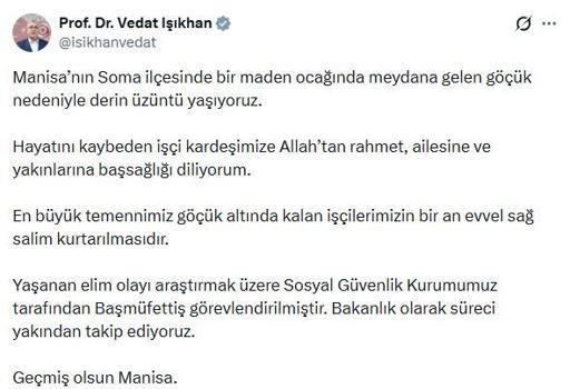 Manisa'da maden ocağında göçük: 1 ölü (6)