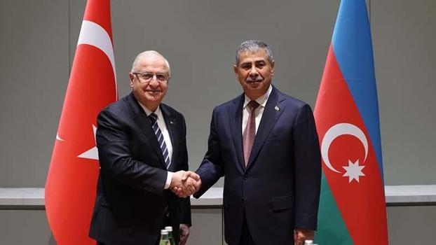 Bakan Güler, Azerbaycan Savunma Bakanı Hasanov ile görüştü