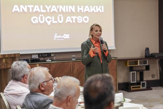 Hatice Öz: Hedefimiz, bilimle düşünen, veriyle karar veren ATSO