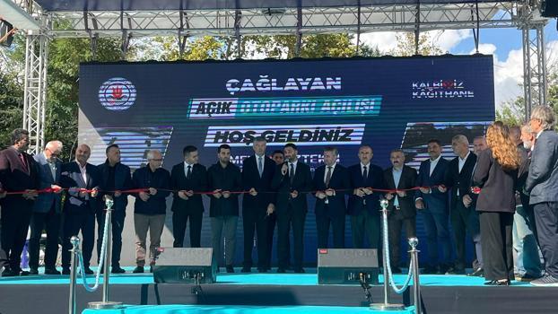 Kağıthane’de Çağlayan Açık Otoparkı hizmete açıldı