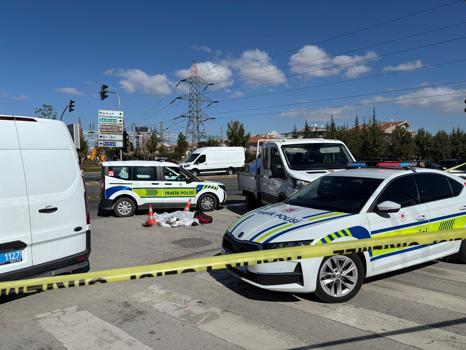 Ankara'da otomobilin çarptığı motosikletin sürücüsü hayatını kaybetti