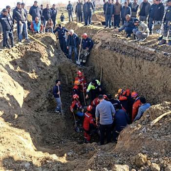 Ankara'da göçükte muhtar öldü