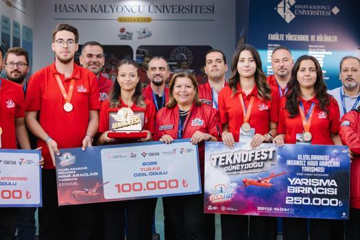 Hasan Kalyoncu Üniversitesi, TEKNOFEST 2026’dan ödül ve derecelerle döndü