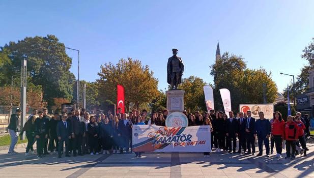 Edirne'de Amatör Spor Haftası törenle başladı