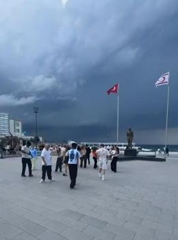 DHA’nın haberinin ardından ünü sınırı aşan 'Salla Dansı’ Girne’den kameraya yansıdı