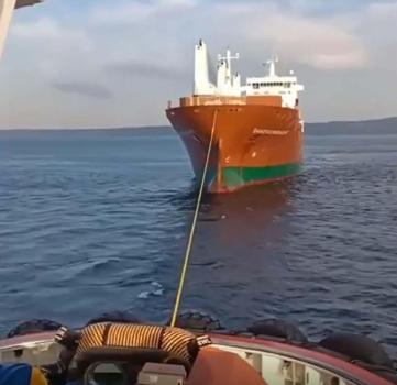 Çanakkale Boğazı’nda gemi arızası