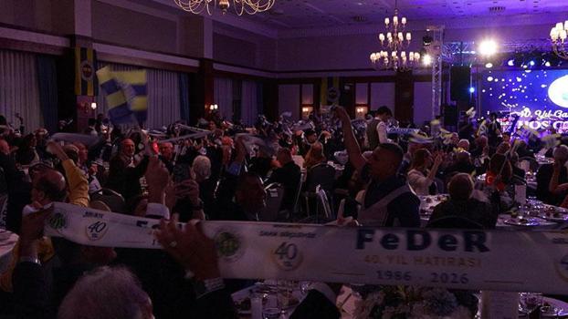 Fenerbahçeliler Derneği’nin 40’ıncı yılı kutlandı
