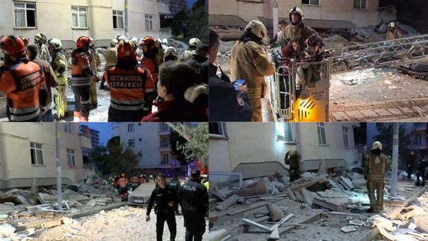 Maltepe'de 6 katlı bina çöktü; arama kurtarma çalışması sürüyor
