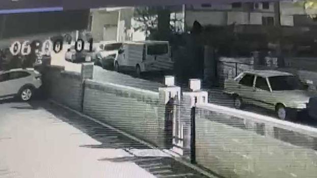 Maltepe'de 7 katlı binadaki çökme anı kamerada