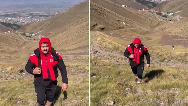 Rıza Kayaalp, dünya şampiyonalarında 11'inci madalya için Erzurum'da oksijen depoluyor
