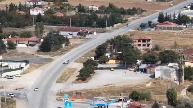 Dronlu denetimden kaçan minibüs sürücüsüne 28 bin lira ceza