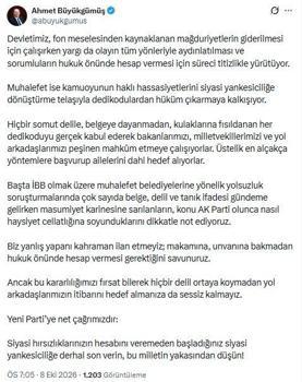 AK Parti'li Büyükgümüş: Siyasi yankesiciliğe derhal son verin