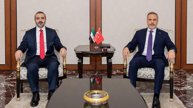 Bakan Fidan, Suriyeli mevkidaşı Şeybani ile bir araya geldi
