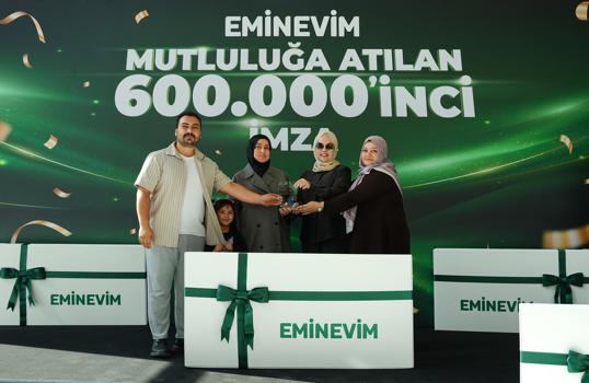 Eminevim 600 bininci teslimatını gerçekleştirdi
