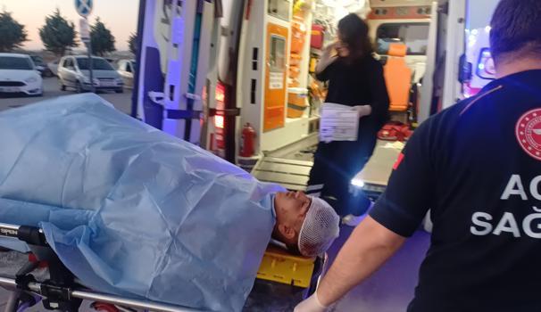 Motosikletiyle kaza yapan 14 yaşındaki çocuk ağır yaralandı