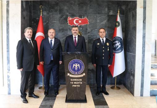 İçişleri Bakanı Çiftçi, 19 Mayıs Polis Meslek Yüksekokulu ziyaret etti