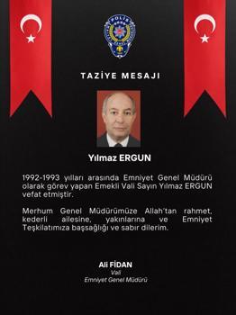 Eski Emniyet Genel Müdürü Yılmaz Ergun hayatını kaybetti