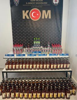 Iğdır’da kaçak içki ve sigara operasyonunda 1 gözaltı
