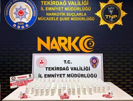 Tekirdağ’da uyuşturucu operasyonu; 25 tutuklama