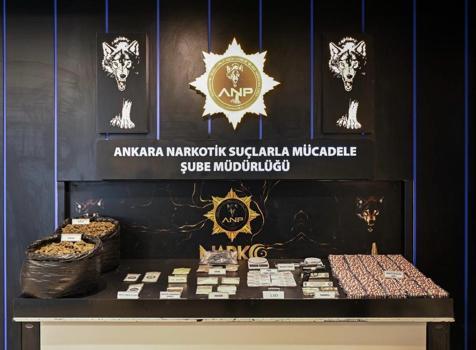 Ankara’da narkotik operasyonları: 43 tutuklama