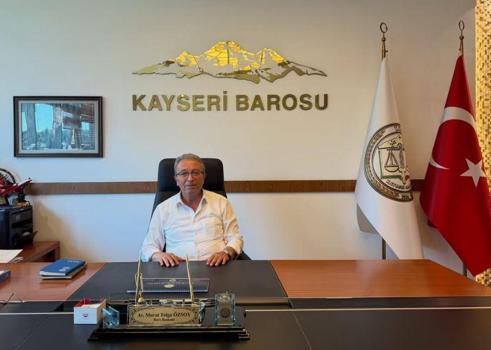 Kayseri Baro Başkanı Özsoy, güven tazeledi