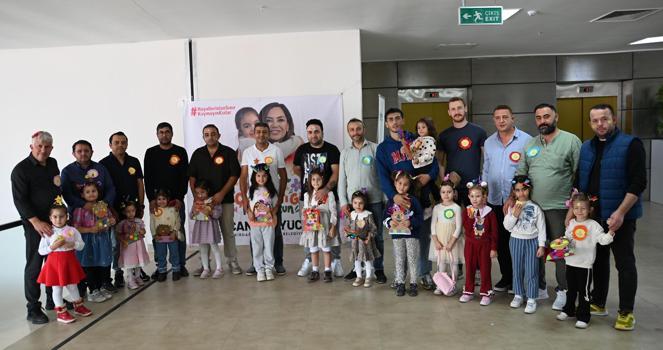 'Baba-Kız' atölyesinde renkli görüntüler