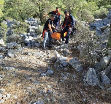 Trekking yaparken yaralanan Alman turist kurtarıldı