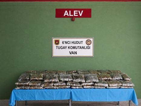 MSB: Van'da 59 kilo uyuşturucu ele geçirdi