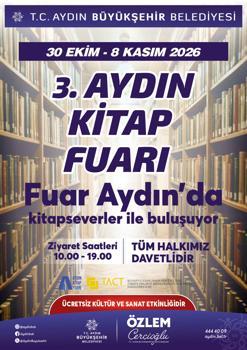 3. Aydın Kitap Fuarı, Fuar Aydın'da Başlıyor