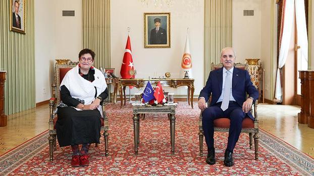 Kurtulmuş, Avrupa Konseyi Parlamenterler Meclisi Başkanı Bayr ile görüştü