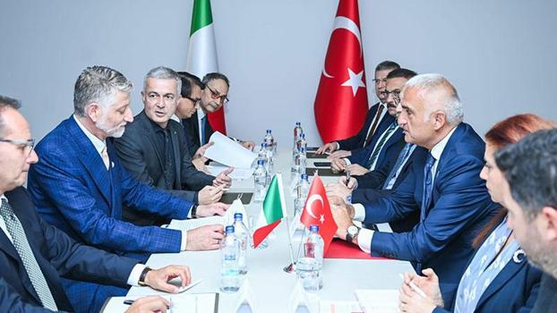 Bakan Ersoy, İtalyan mevkidaşı Giuli ile bir araya geldi