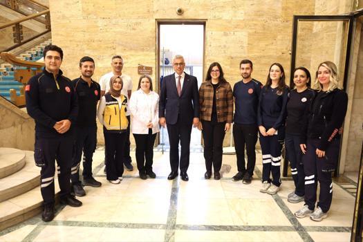 Bakan Memişoğlu'ndan, TBMM İlk Yardım Merkezi’ne ziyaret