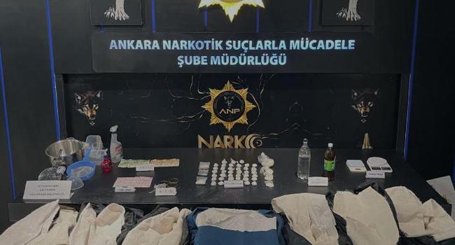 Ankara'da uyuşturucu operasyonu: 3 gözaltı