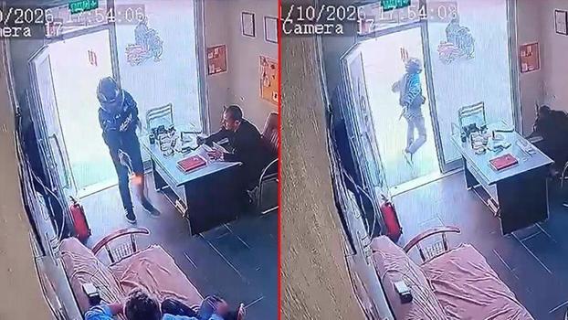 Akaryakıt istasyonundaki silahlı saldırının görüntüleri ortaya çıktı