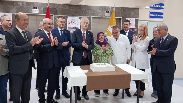 TÜ’de 100’üncü kemik iliği nakli başarısı törenle kutlandı