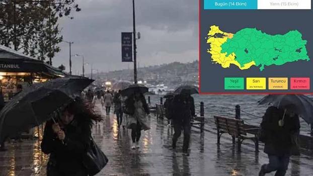 İçişleri Bakanlığı'ndan 'sağanak' ve 'fırtına' uyarısı