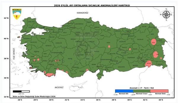 56 yılın en sıcak 13’üncü eylül ayı yaşandı
