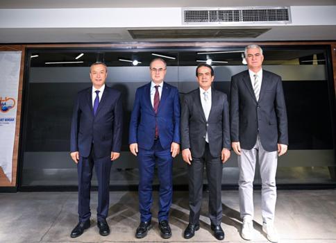 Defterdar Karayılan'dan ATB Başkanı Çandır'a ziyaret