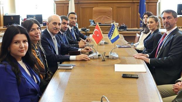 TBMM Başkanı Kurtulmuş, Bosna Hersek Temsilciler Meclisi Başkan Yardımcısı Çavara’yı kabul etti