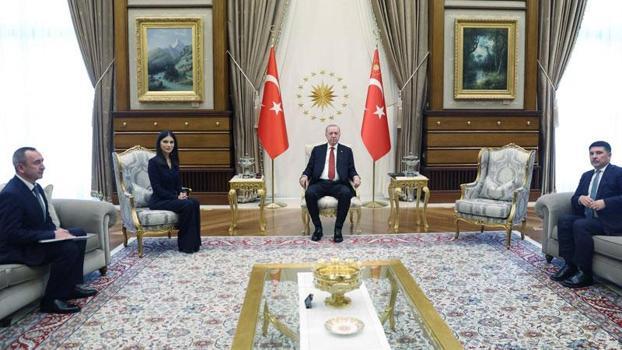 Cumhurbaşkanı Erdoğan, Özbekistan Cumhurbaşkanlığı İdaresi Başkanı Mirziyoyeva'yı kabul etti