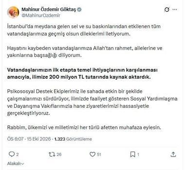 Bakan Göktaş: İstanbul'a 200 milyon TL kaynak aktardık