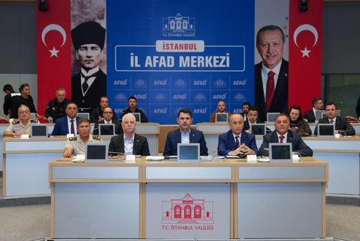 İstanbul'da Afet Koordinasyon Toplantısı düzenlendi