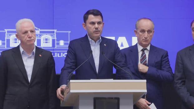 Bakan Kurum, selin ardından yürütülen çalışmalara ilişkin açıklamalarda bulundu -1