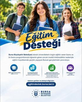 Büyükşehir'den üniversite öğrencilerine eğitim desteği