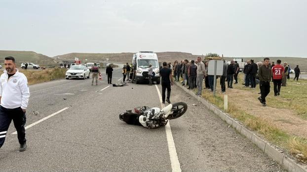 Bismil’de minibüsle çarpışan motosikletin sürücüsü 14 yaşındaki Enes, hayatını kaybetti