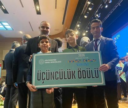 Mardinli öğrencilerin iyilik projesi, Ankara’dan ödülle döndü