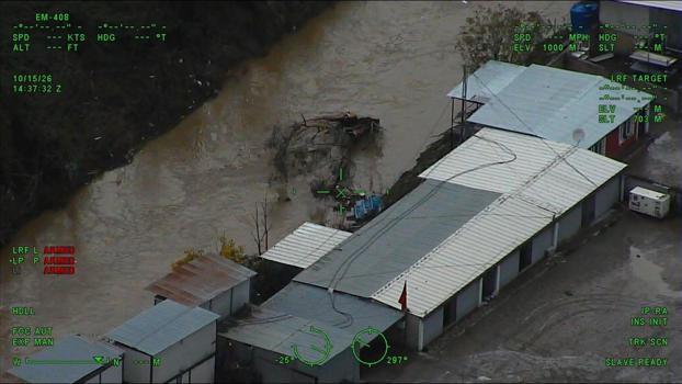 İstanbul'da selde zarar gören bölgelerde helikopterli denetim