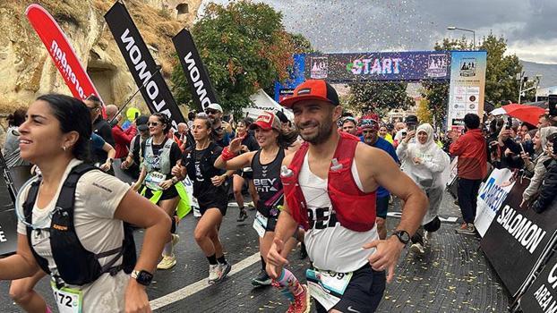 Kapadokya Ultra Trail'de 14K parkuru tamamlandı